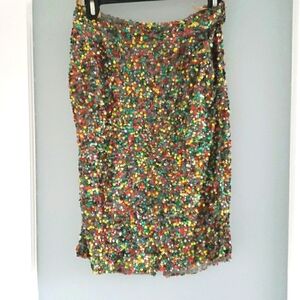 HOLIDAY Sequined Party Skirt with Pockets!